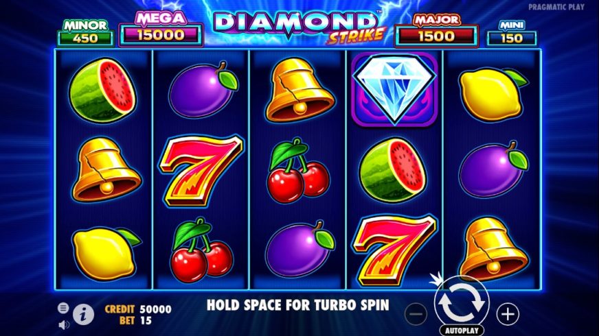 Diamond Strike slot screen 1
