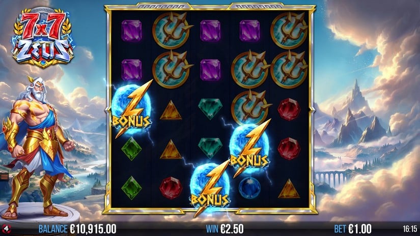 7×7 Zeus slot screen 2