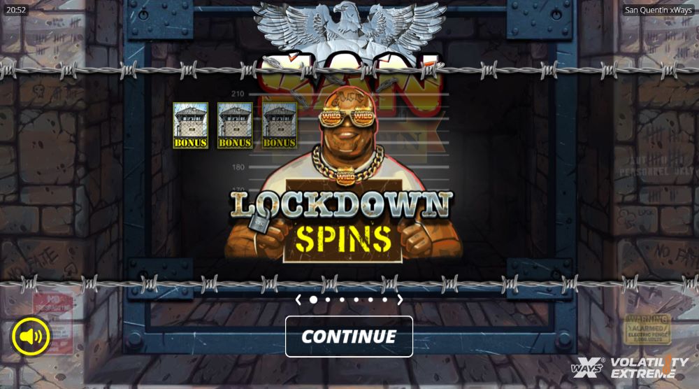 San Quentin xWays bonus game