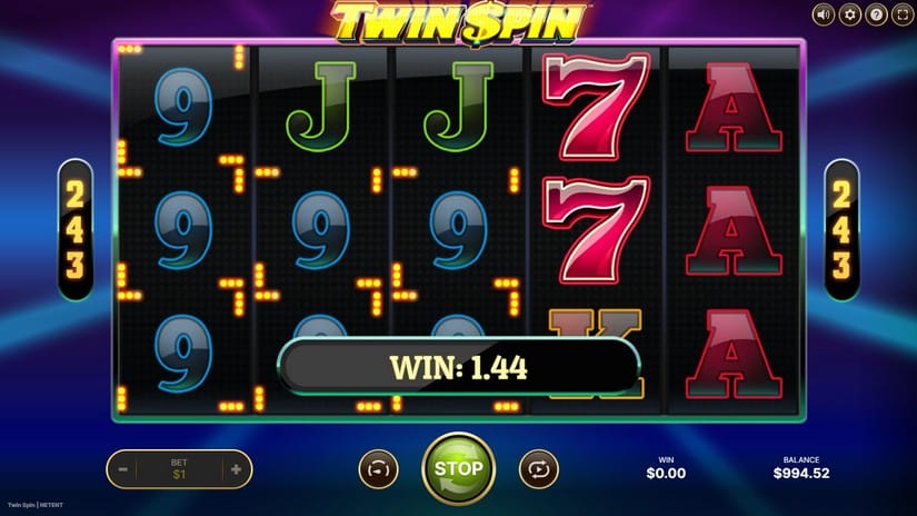 Twin Spin slot screen 4