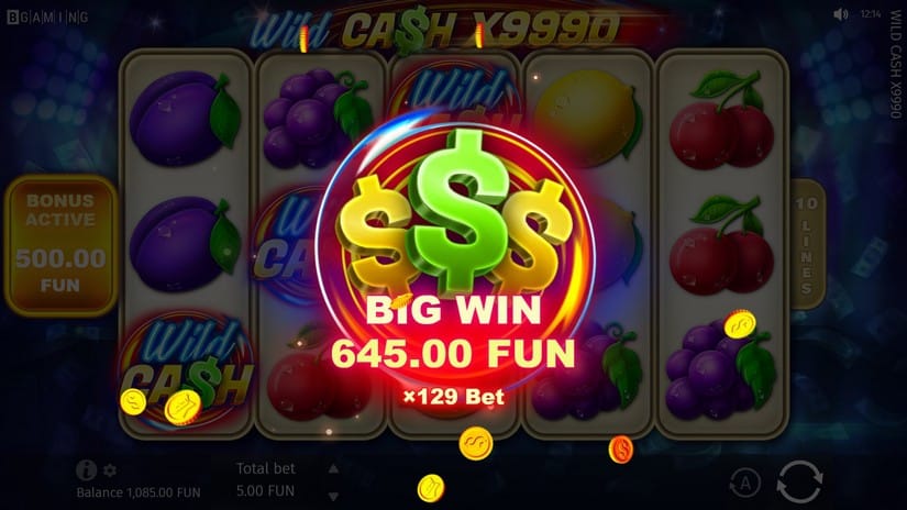Wild Cash x9990 slot screen 5