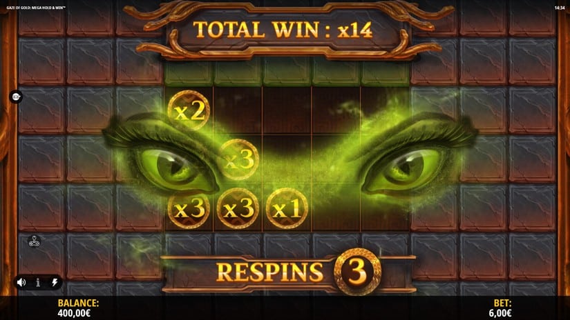 Gaze of Gold Mega Hold & Win slot screen 3