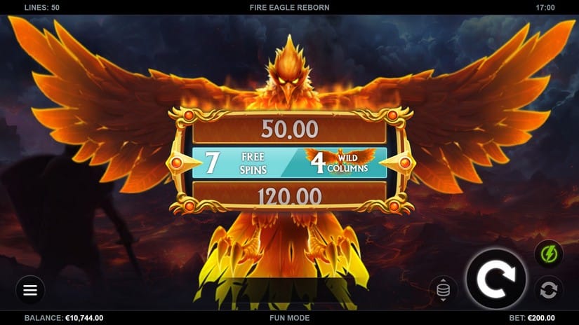 Fire Eagle Reborn slot screen 3