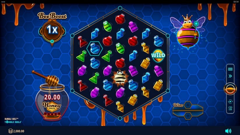 Bubble Beez slot screen 1