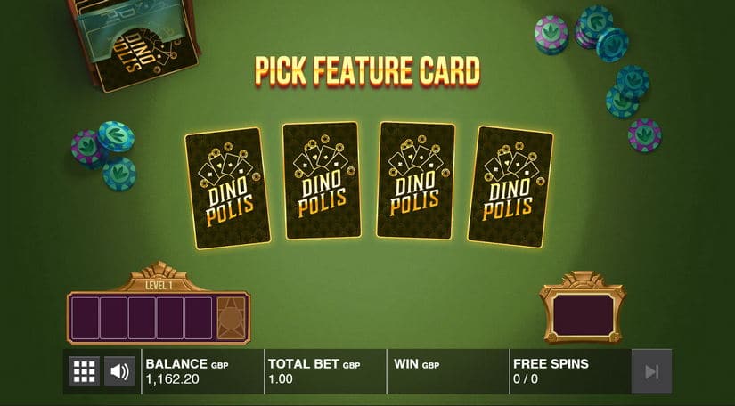 Dinopolis slot screen 7