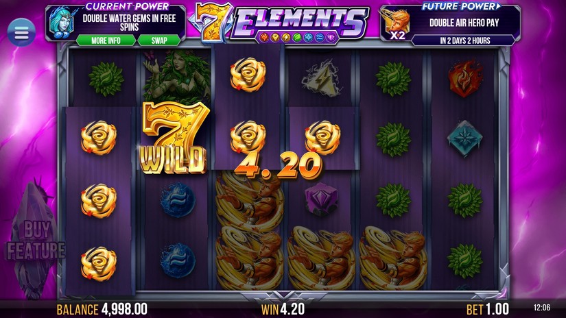 7 Elements slot screen 2