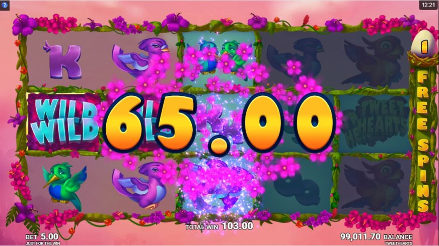 Tweethearts slot screen 6