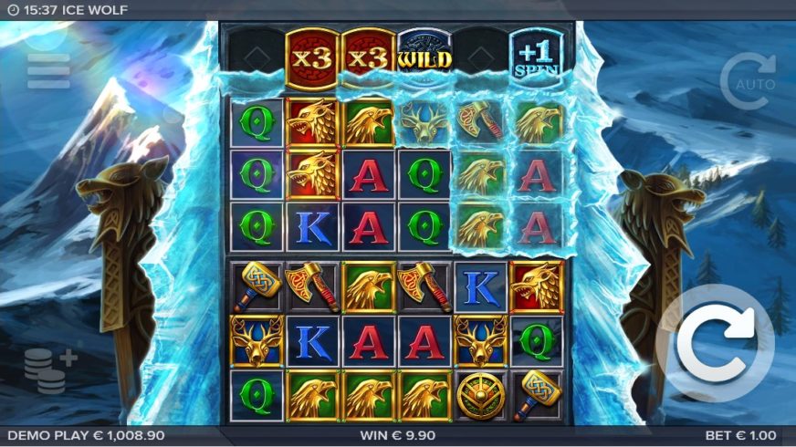 Ice Wolf slot screen 3