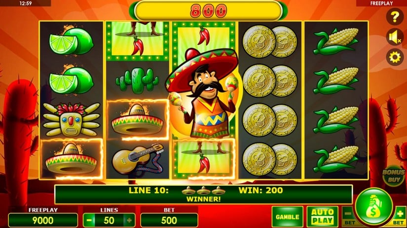 Chilli Willie slot screen 2