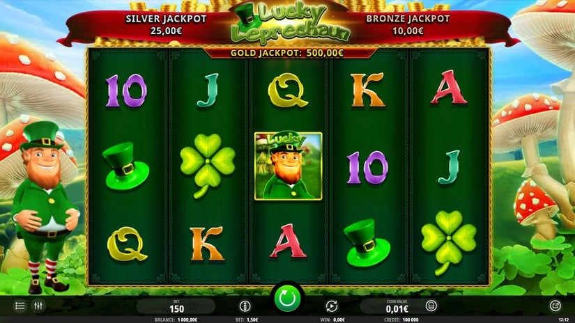 Lucky Leprechaun slot screen 1