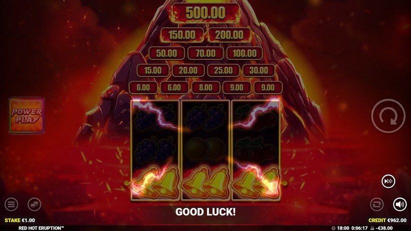 Red Hot Eruption slot screen 4