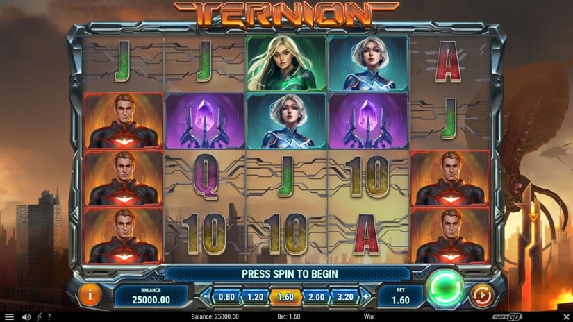 Ternion slot screen 1