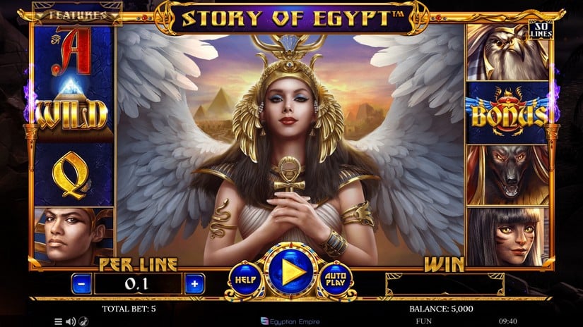Story of Egypt – Egyptian Darkness slot screen 1