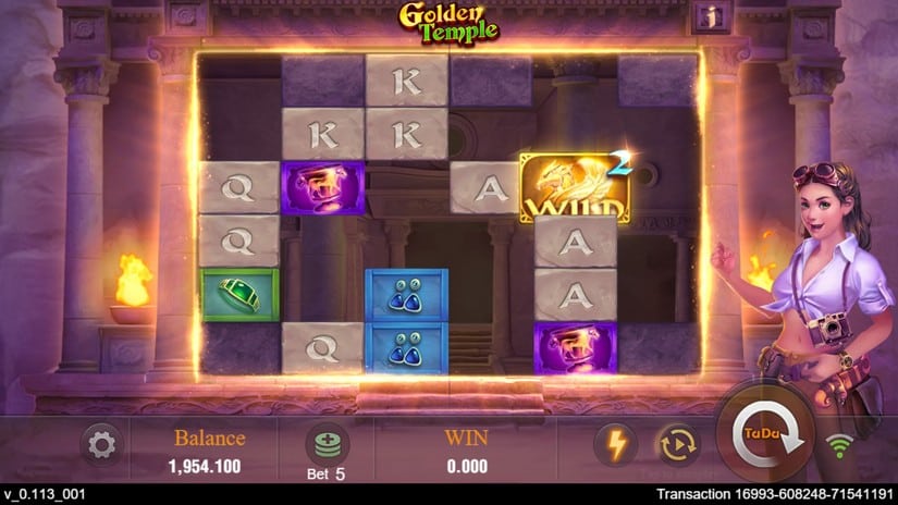 Golden Temple (Tada Gaming) slot screen 3