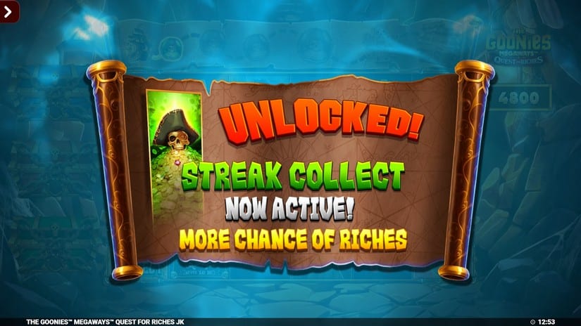 The Goonies Quest For Riches slot screen 3