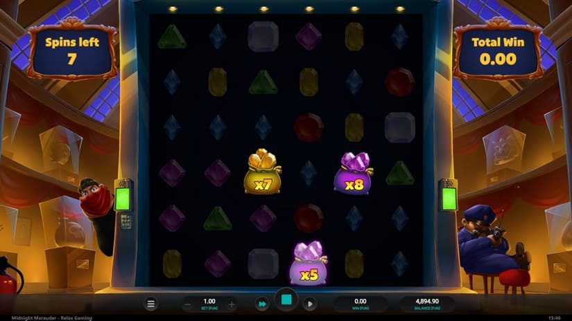 Midnight Marauder slot screen 5