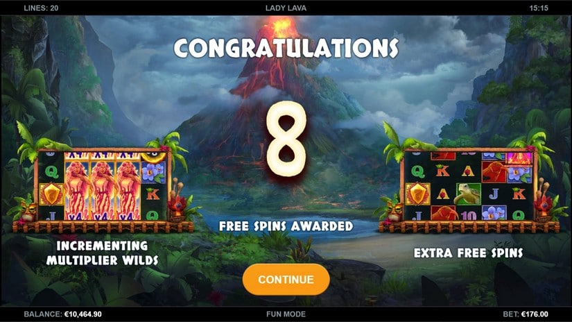 Lady Lava slot screen 8