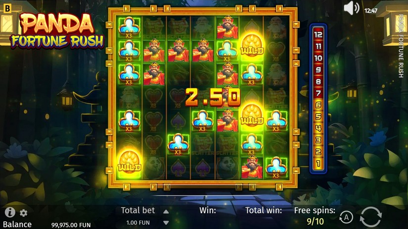 Panda Fortune Rush slot screen 3