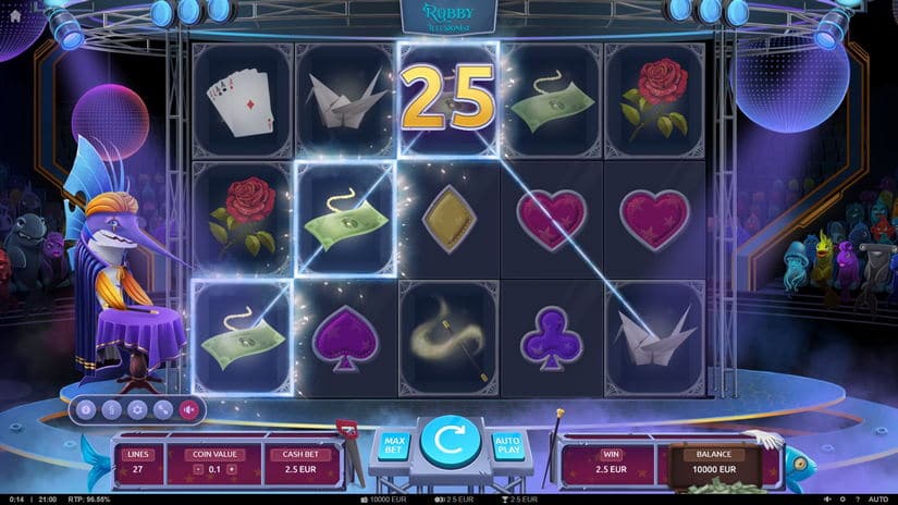Robby the Illusionist slot screen 3