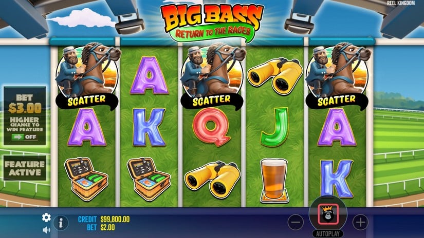 Big Bass Return to the Races slot screen 2