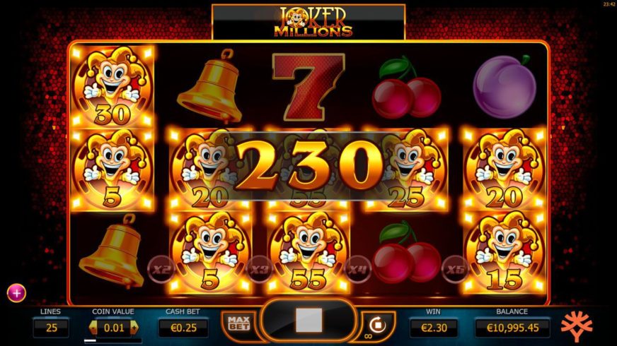 Joker Millions slot screen 3