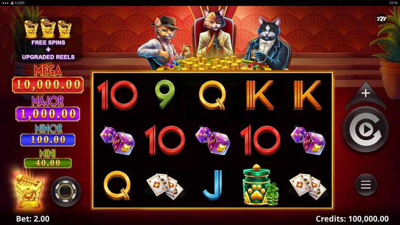 Amazing Link Catalleros slot screen 1