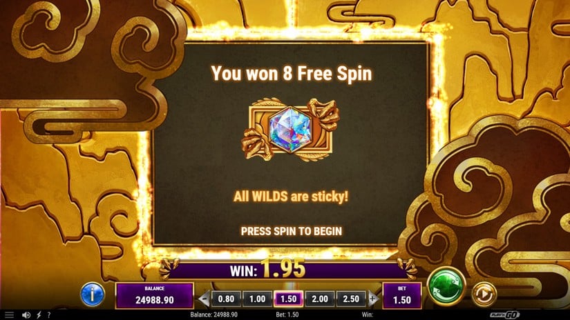 Legacy of Gems Blitzways slot screen 3