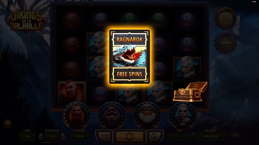 Vikings Go To Valhalla slot screen 4