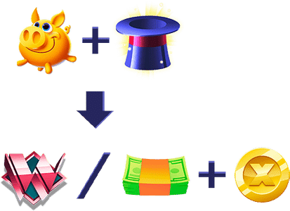 Magic Piggy & Magic Hat