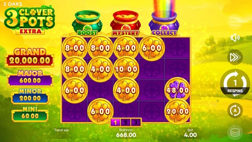 3 Clover Pots Extra slot screen 4