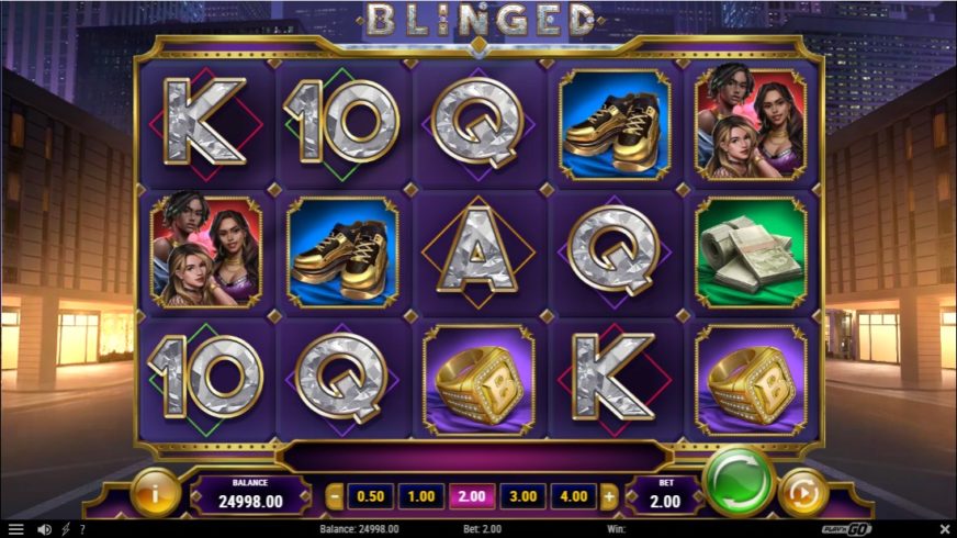 Blinged slot screen 1