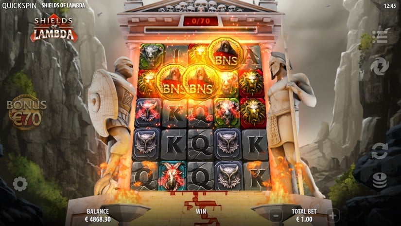 Shields of Lambda slot screen 2