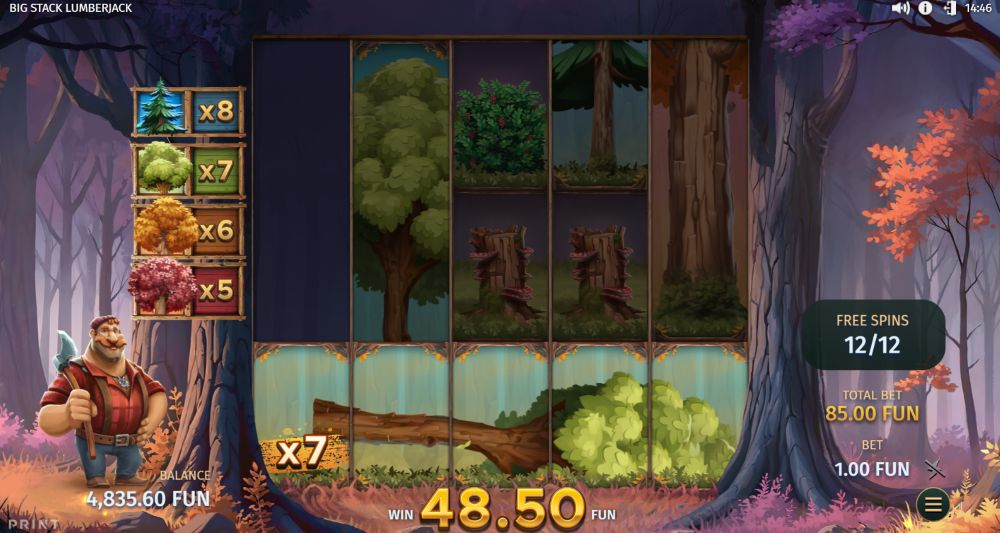 Big Stack Lumberjack Timberfall