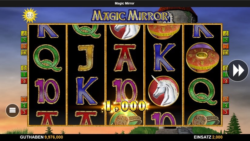 Magic Mirror slot screen 3