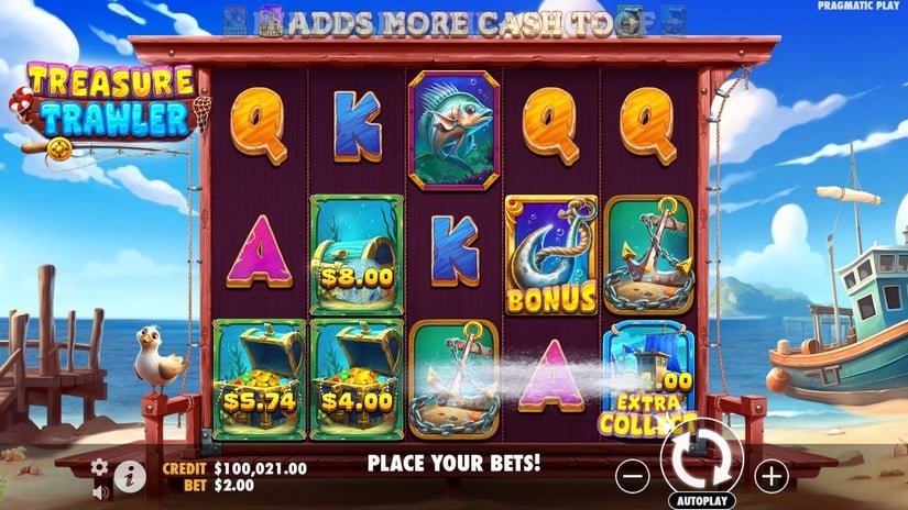 Treasure Trawler slot screen 3