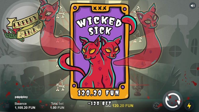 Creepy Ink slot screen 4