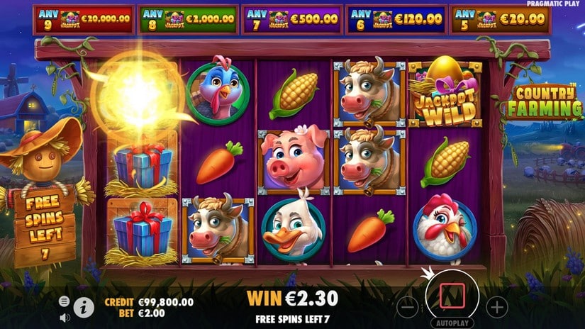 Country Farming slot screen 5