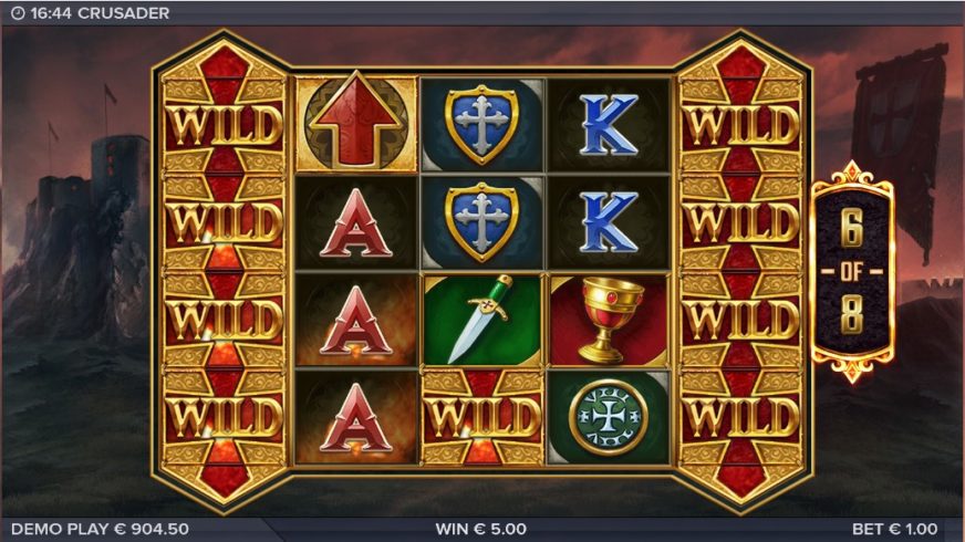 Crusader slot screen 5