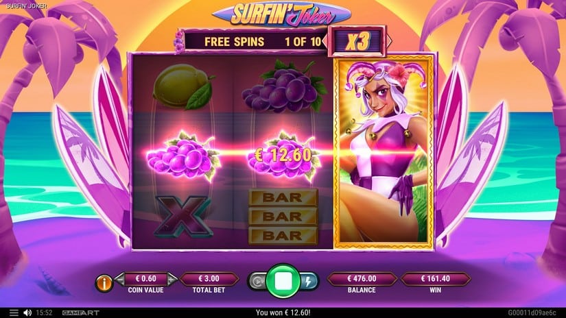 Surfin’ Joker slot screen 6