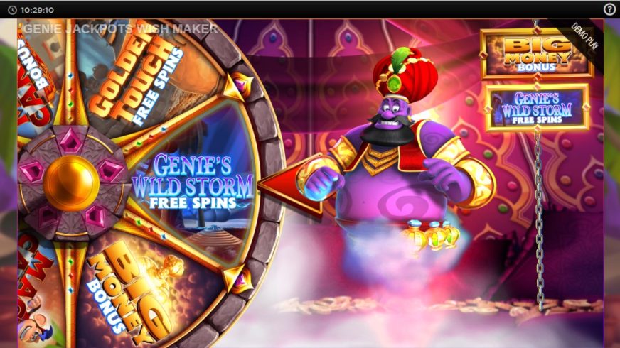 Genie Jackpots Wishmaker slot screen 4