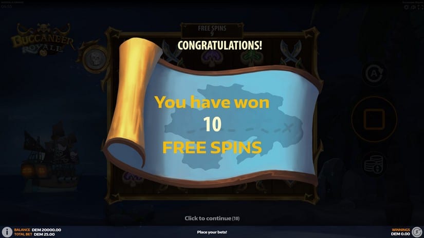 Buccaneer Royale slot screen 2