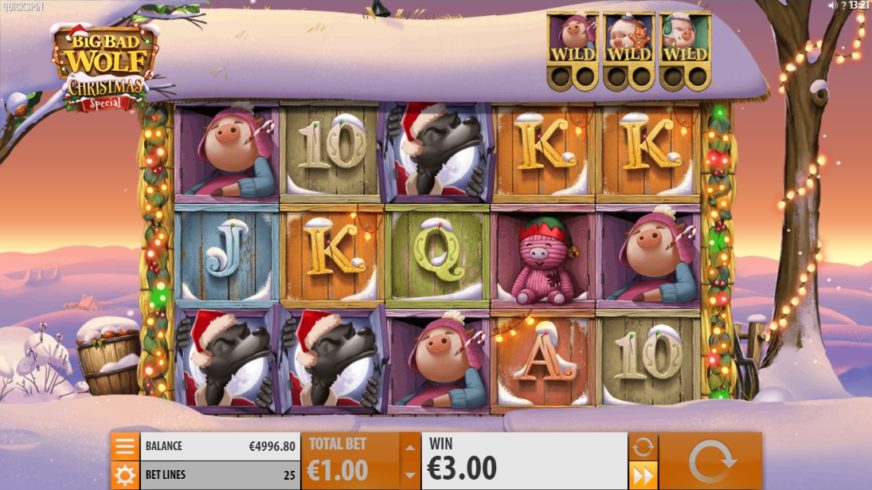 Big Bad Wolf Christmas Special slot screen 2