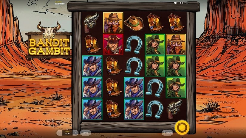 Bandit Gambit slot screen 1