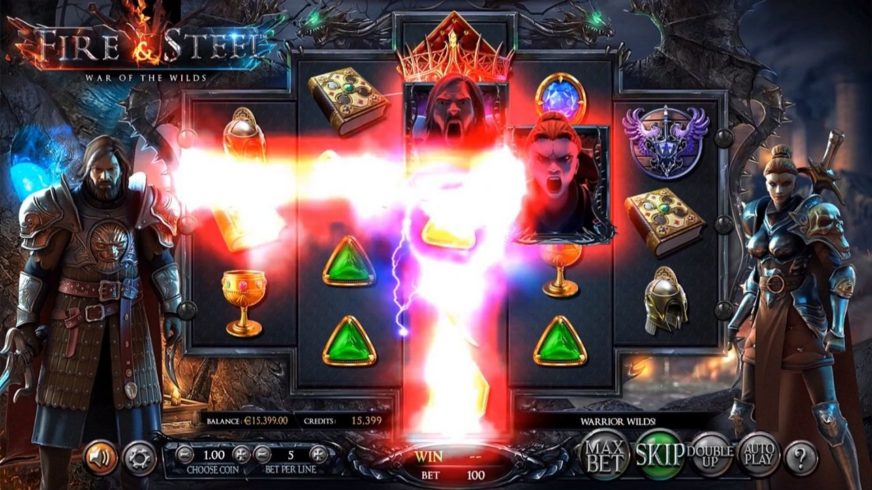 Fire & Steel slot screen 1
