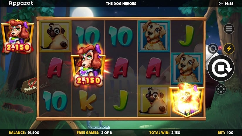The Dog Heroes slot screen 5