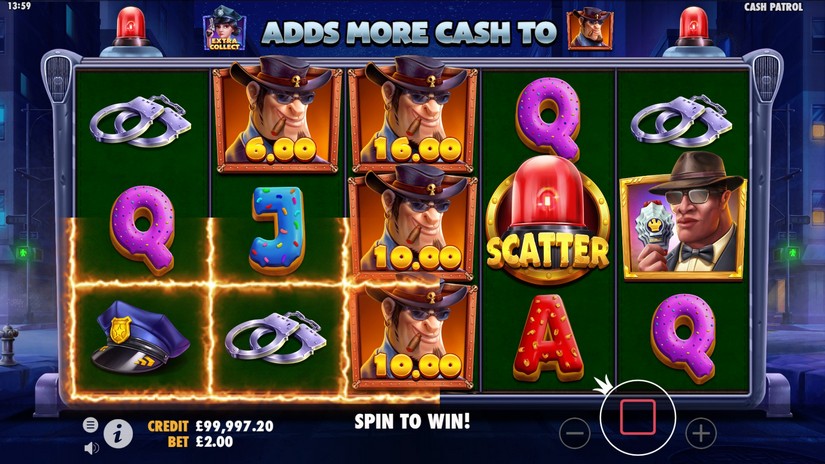 Cash Patrol slot screen 5