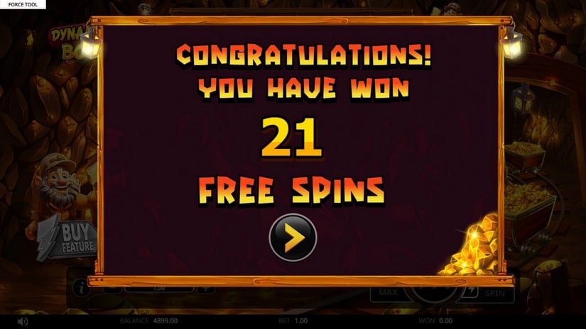 Dynamite Boost slot screen 4