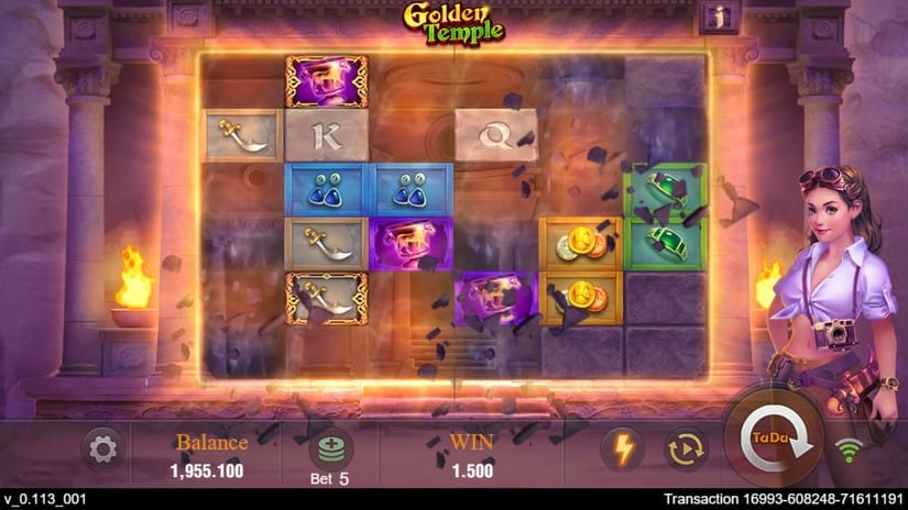 Golden Temple (Tada Gaming) slot screen 4