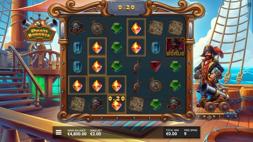 Pirate Bonanza slot screen 4
