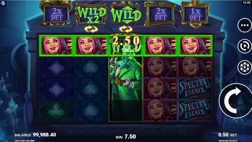 Spectre Estate slot screen 4